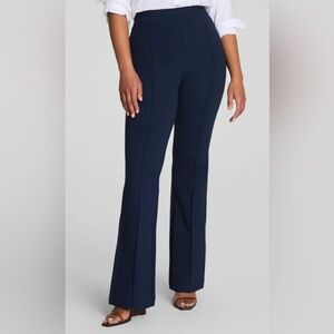 SPANX Women's Timeless Navy Ponte Flare Pants